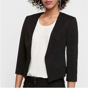 Womens Express Tailored Professional Blazer Open Front Dress Jacket - Sz 12